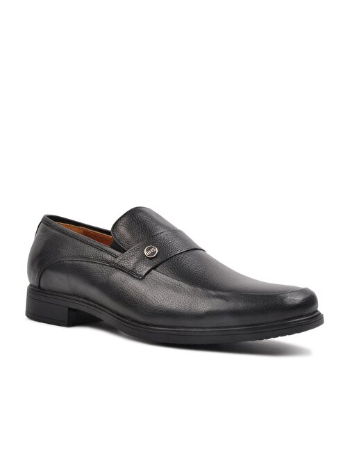 Ayakmod 715 Siyah Erkek Hakiki Deri Comfort Ayakkabı