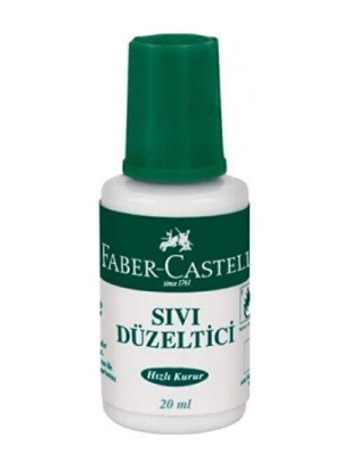 Faber Castell Daksil Fırçalı Sıvı Düzeltici 20 ml Beyaz