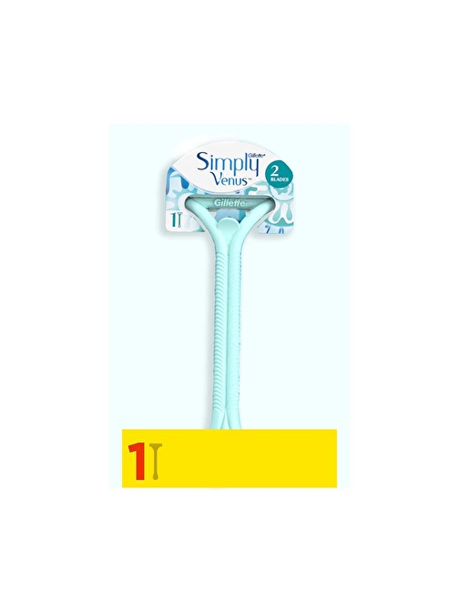 Gillette Simply Venus 2 Kullan At Kadın Tıraş Bıçağı Tekli