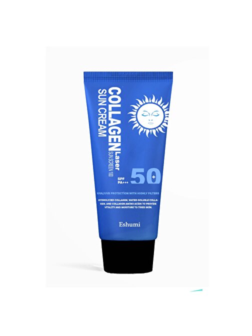 Korean Saf Collagen Ve Niasinamid İçeren Nemlendirici Ve Aydınlatıcı Spf50+ Pa+++ Laser Güneş Kremi