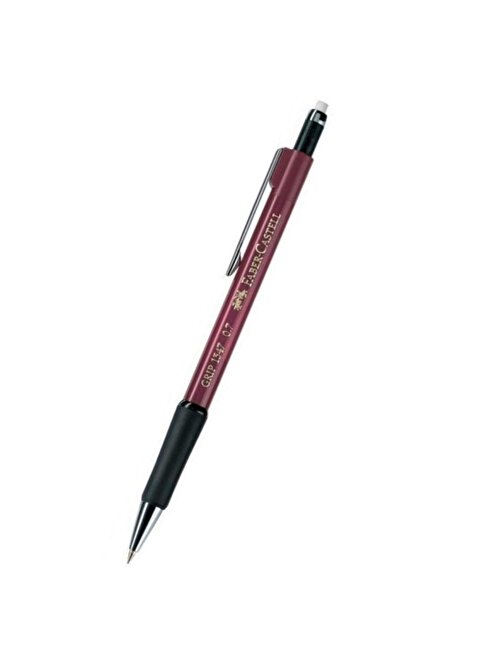 Faber-Castell 0.5 Grip 1345 Faber Versatil Uçlu Kalem 0.5 Bordo