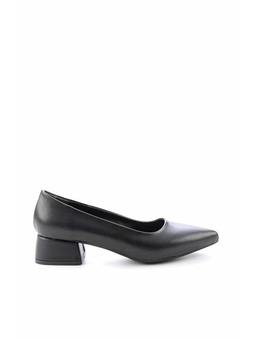 Siyah Kadın Klasik Topuklu Ayakkabı