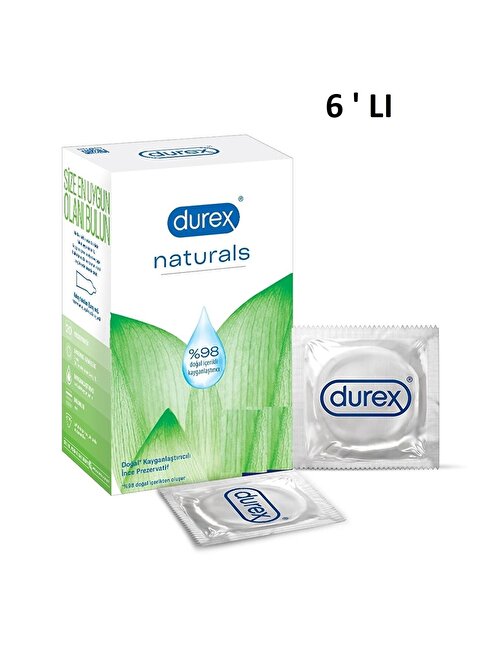 Durex Rezervuar Uçlu Kayganlaştırıcılı İnce 6lı Prezervatif