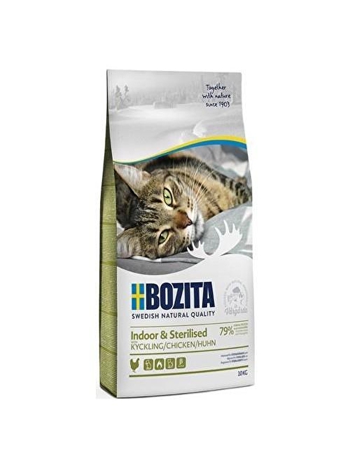 Bozita Indoor Tavuklu Kısılaştırılmış Yetişkin Kedi Maması 10 Kg