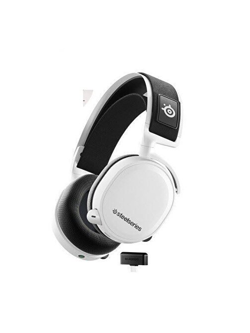 SteelSeries Arctis 7 Plus Kablosuz Kulak Üstü Kulaklık Beyaz
