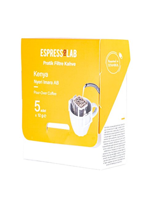 Espressolab Pratik Kenya Nyeri Imara AB Filtre Kahve 5 Adet