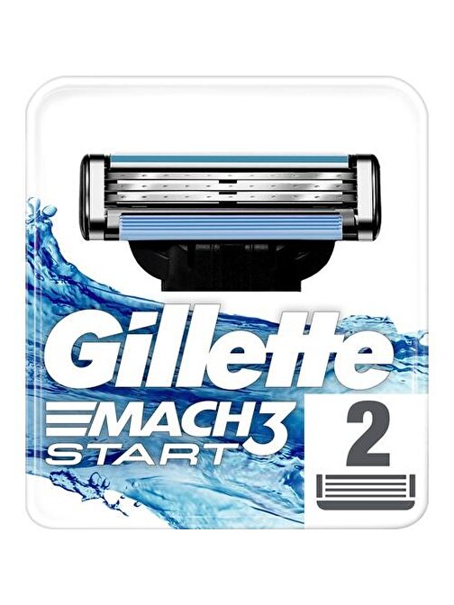 Gillette Mach3 Start Yedek Tıraş Bıçağı 2'li