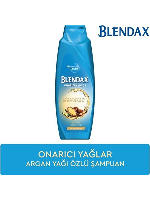 Blendax Canlandırıcı - Besleyici Bakım - Onarıcı Yağlar Argan Yağı Şampuan 500 ml