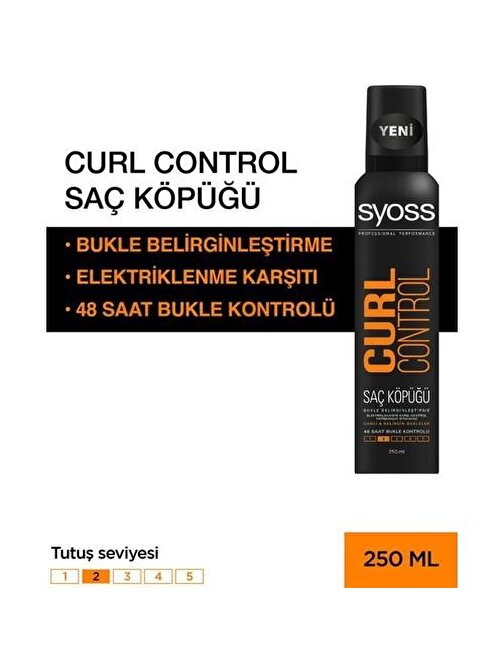 Syoss Bukle Kontrol Saç Köpüğü 250 ml