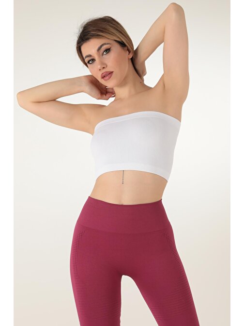 DoReMi Seamless Straplez Fitilli Spor Büstiyer