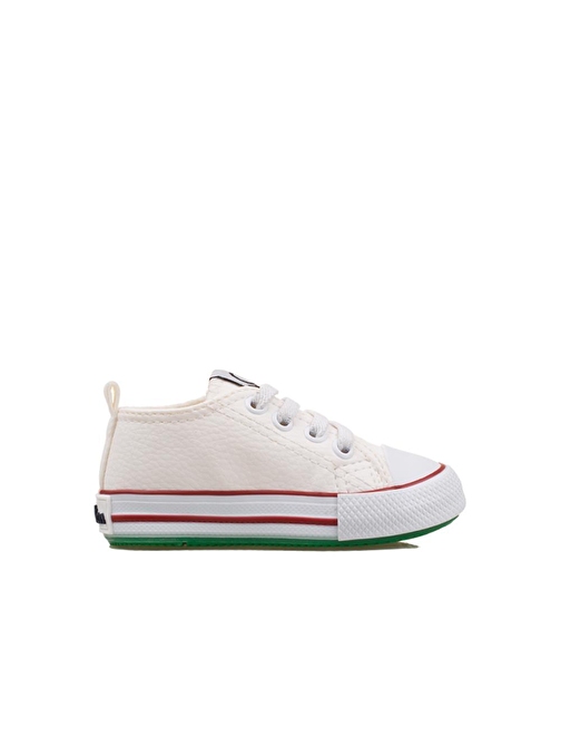 Benetton Beyaz Unisex Bebe Lastikli Sneaker BN 30806