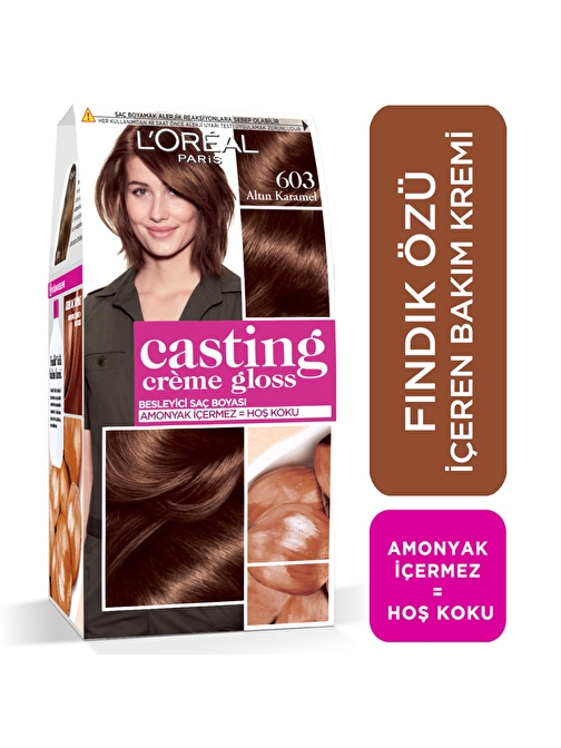 L'Oreal Paris Casting Creme Gloss Saç Boyası 603 Altın Karamel