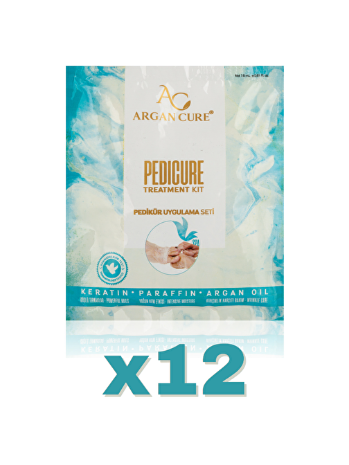 Argan Cure Pedikür Seti 12 Çift