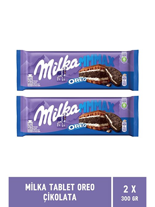 Milka Oreo Tablet Çikolata 300 Gr Mmmax - 2 Adet