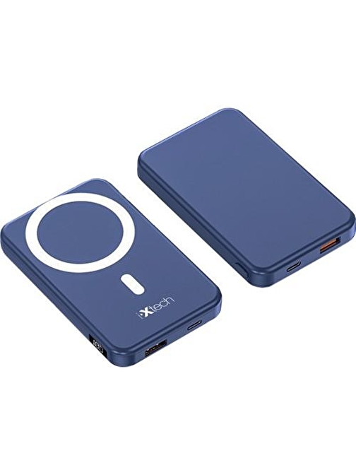 Ixtech IX-PB020 10000 mAh 15W USB Kablolu Powerbank Mavi