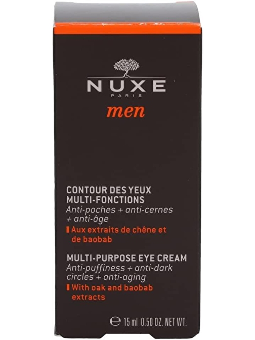 Nuxe Men Contour Des Yeux 15 ml Erkekler İçin Göz Çevresi Kremi