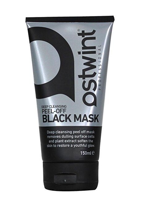 Ostwint Tüm Cilt Tipleri Derinlemesine Temizleyici Soyulabilir Siyah Yüz Maskesi 150 ml X 2 Adet