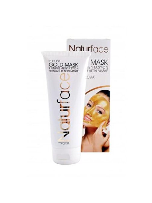 Naturface Tüm Cilt Tipleri Arındırıcı Nemlendirici Soyulabilir Gold Maske 100 ml X 2 Adet