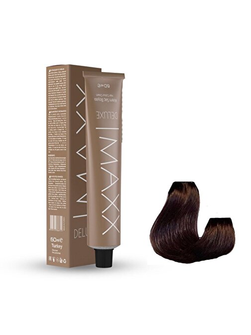 Maxx Deluxe Tüp Boya 6.7 Bitter Çikolata 60 ml x 2 Adet