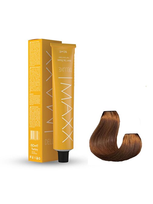 Maxx Deluxe Tüp Saç Boyası 8.33 Kahve Köpüğü 60 ml X 3 Adet