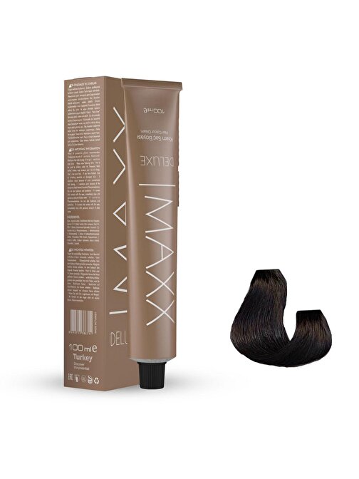 Maxx Deluxe Tüp Saç Boyası 4.0 Kahve 60 ml X 4 Adet
