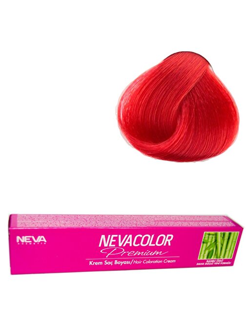 Neva Color Tüp Saç Boyası 0.66 Yoğun Ateş Kızılı X 4 Adet