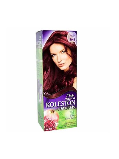 Koleston Naturals Saç Boyası 5.45 Koyu Nar Kızılı X 4 Adet