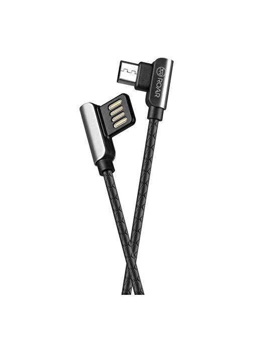 Zore Roar Universal 2.4A Micro USB Type-C Hızlı Şarj Kablosu 1.2 m
