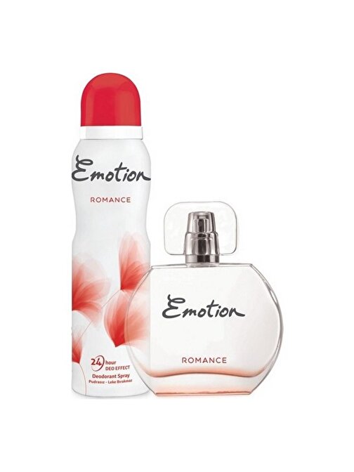 Emotion Edt Parfüm + Kofre Romance Karton Kadın Sprey Deodorant