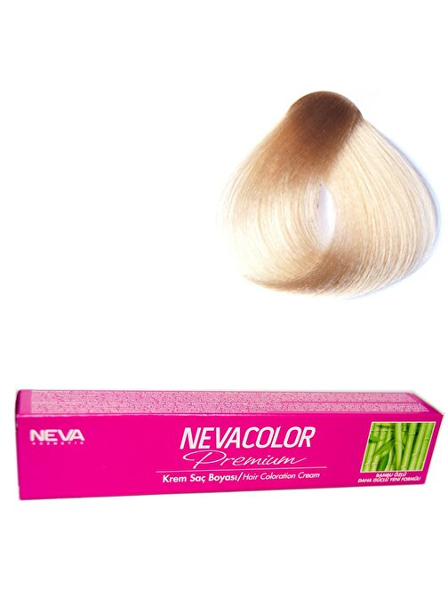 Neva Color Tüp Saç Boyası 12.00 Yoğun Doğal Süper Açıcı X 4 Adet + Sıvı Oksidan 4 Adet