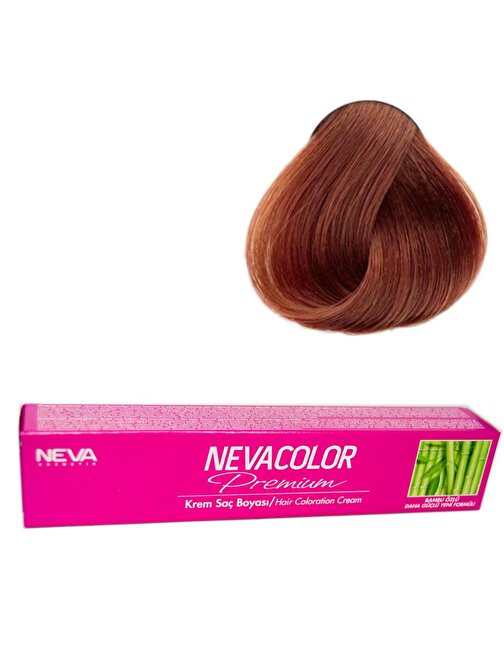 Neva Color Tüp Saç Boyası 7.07 Gizemli Kahve X 4 Adet + Sıvı Oksidan 4 Adet