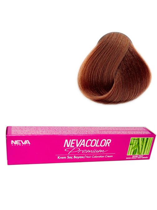 Neva Color Tüp Saç Boyası 7.0 Yoğun Kumral X 4 Adet + Sıvı Oksidan 4 Adet