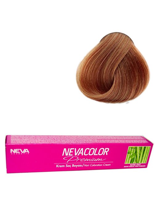 Neva Color Tüp Saç Boyası 8 Açık Kumral X 4 Adet + Sıvı Oksidan 4 Adet