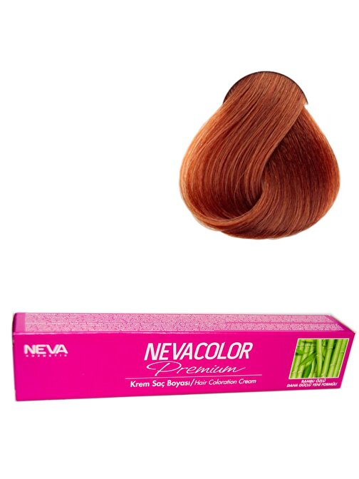 Neva Color Tüp Saç Boyası 8.34 Açık Dore Bakır X 3 Adet + Sıvı Oksidan 3 Adet