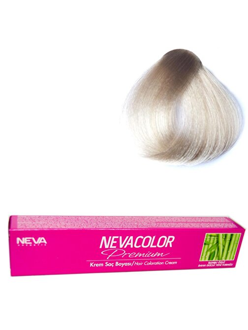 Neva Color Tüp Saç Boyası 12.01 Yoğun Küllü Süper Açıcı X 3 Adet + Sıvı Oksidan 3 Adet