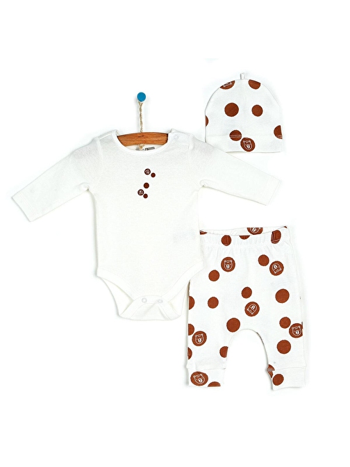 Hellobaby Yenidoğan Body-Patiksiz Alt-Şapka 3Lü Set Erkek Bebek