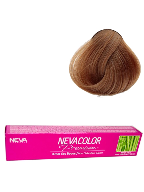 Neva Color Tüp Saç Boyası 8.1 Küllü Açık Kumral X 2 Adet + Sıvı Oksidan 2 Adet