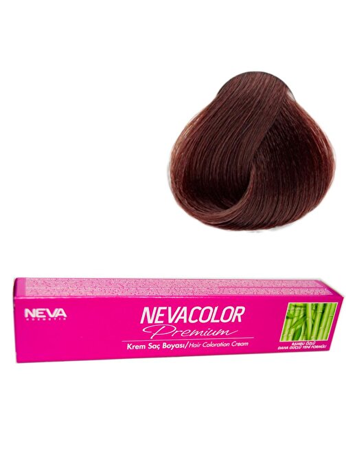 Neva Color Tüp Saç Boyası 5 Açık Kahve X 2 Adet + Sıvı Oksidan 2 Adet