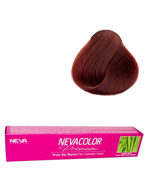 Neva Color Tüp Saç Boyası 6.7 Çikolata Kahve X 2 Adet + Sıvı Oksidan 2 Adet