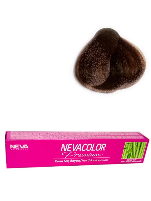 Neva Color Tüp Saç Boyası 7.37 Kumral Altın Kahve X 2 Adet + Sıvı Oksidan 2 Adet