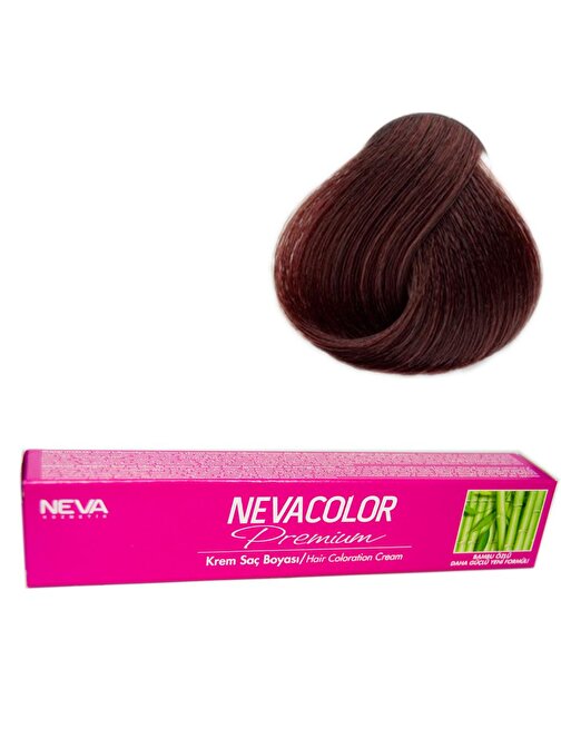 Neva Color Tüp Saç Boyası 5.0 Yoğun Açık Kahve X 2 Adet + Sıvı Oksidan 2 Adet