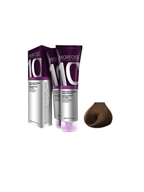 Morfose Tüp Saç Boyası 7.74 Sıcak Kakao 100 ml X 2 Adet + Sıvı Oksidan 2 Adet