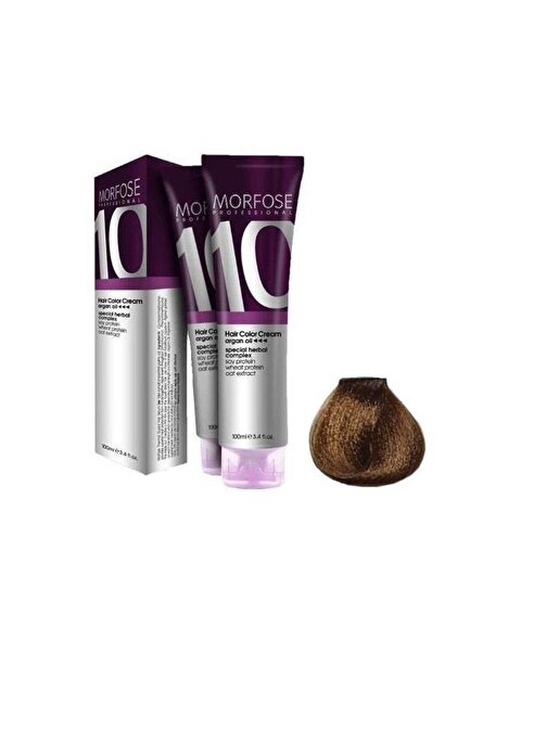 Morfose Tüp Saç Boyası 8.35 Açık Çikolata Kahve 100 ml + Sıvı Oksidan