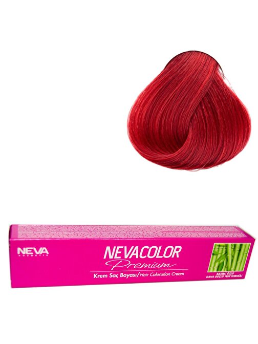 Neva Color Tüp Saç Boyası 6.00 Ateş Kızılı + Sıvı Oksidan