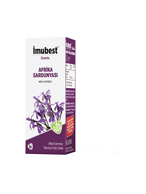 İmubest Afrika Sardunyası Eks Damla 20 Ml