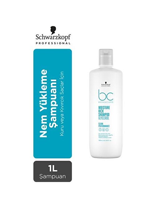 Bonacure Bc Clean Nem Yükleme Şampuanı 1000ml