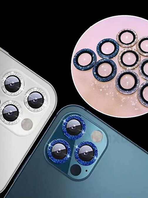 BİNANO IPHONE 11 PRO DIAMOND SİYAH CAMERA KORUYUCU