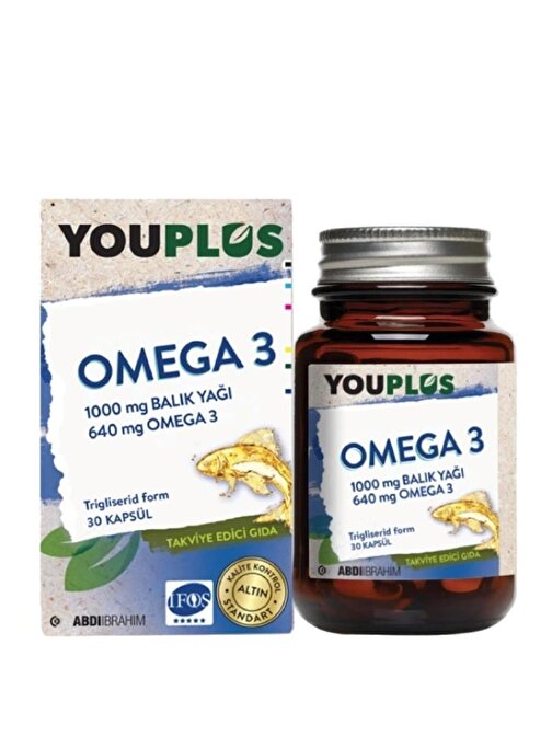 Youplus Daily 1000 Mg Omega-3 30 Kapsül