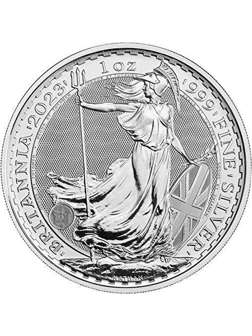 AgaKulche Britannia 2023 1 Ons Gümüş Coin (King Charles III )