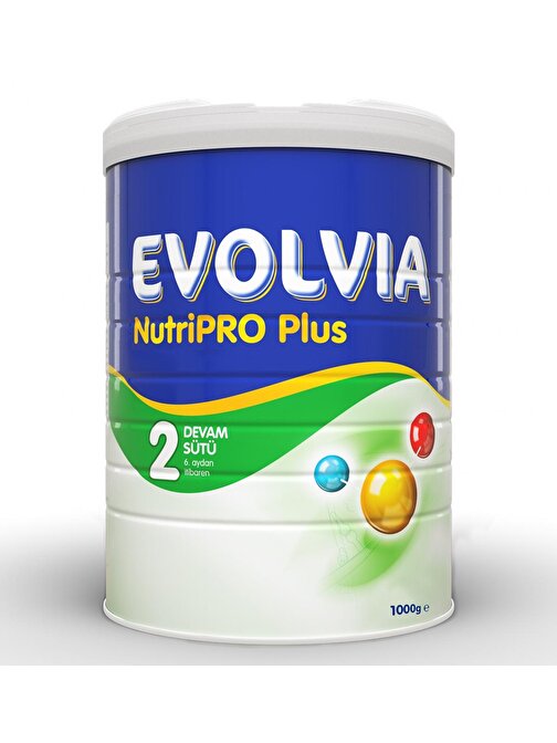 Evolvia Nutripro 2 Plus Yağsız Laktozlu 1000 gr Bebek Devam Sütü